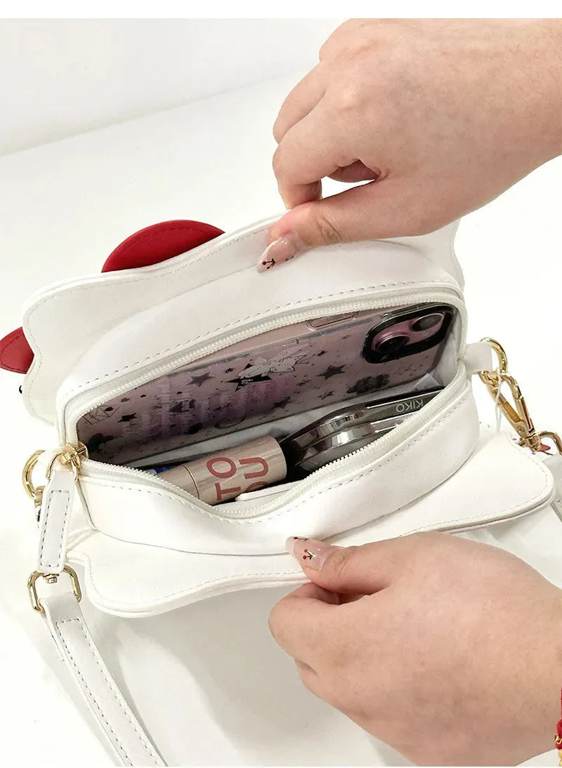 My Melody and Hello Kitty PU Crossbody Handbag