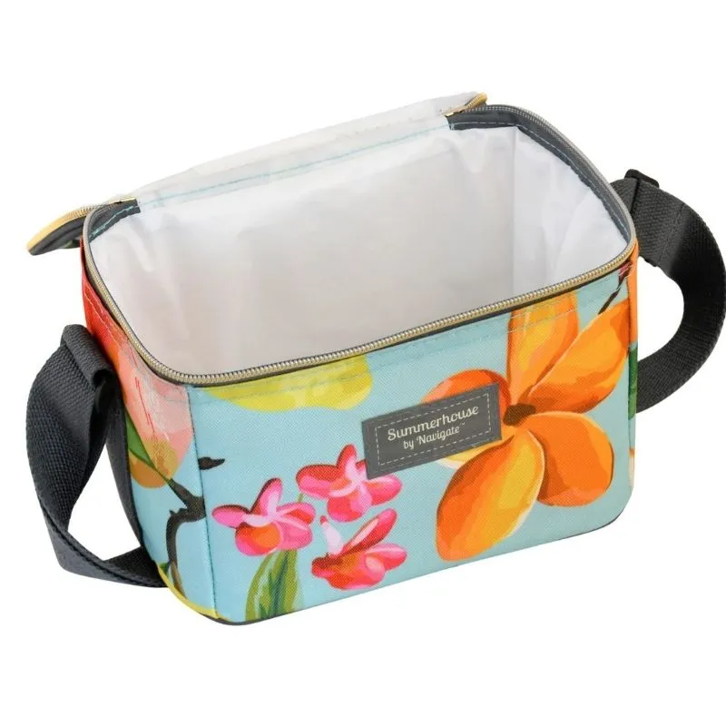 Navigate Waikiki Personal Cool Bag Floral/Aqua