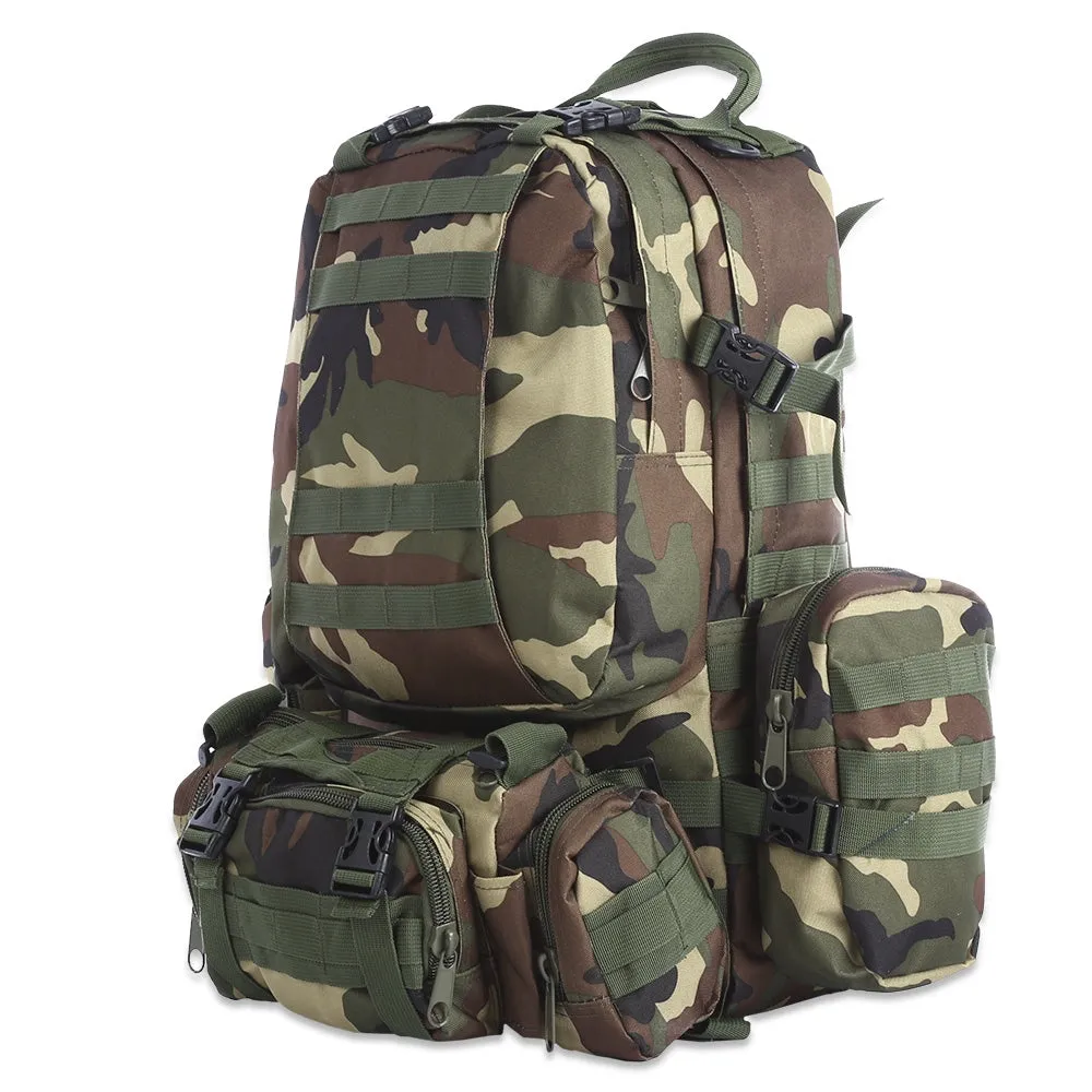 New Tactical Backpack 50L Multifunction Molle Camouflage