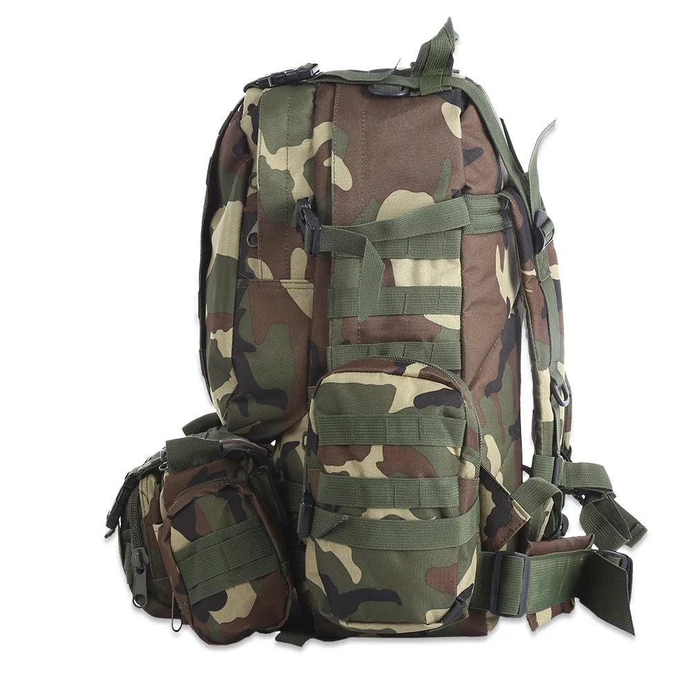 New Tactical Backpack 50L Multifunction Molle Camouflage