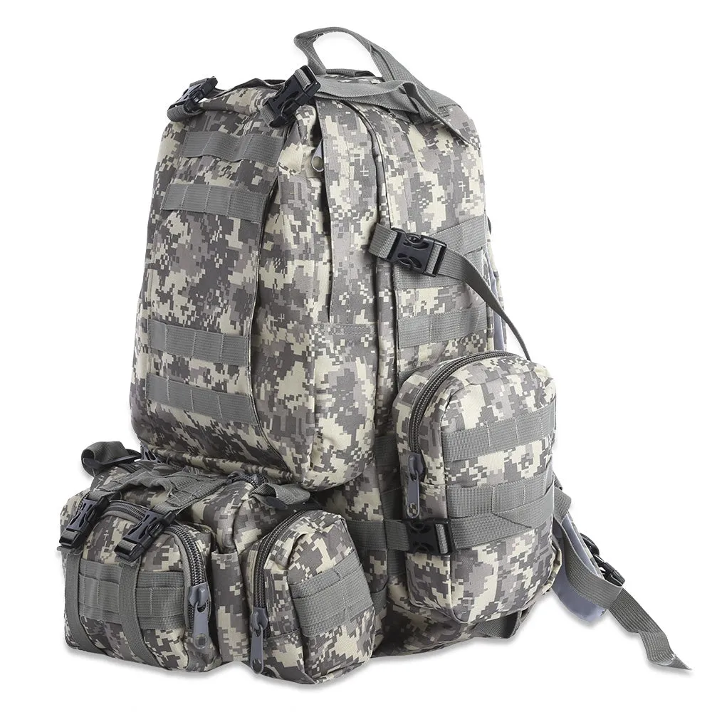 New Tactical Backpack 50L Multifunction Molle Camouflage