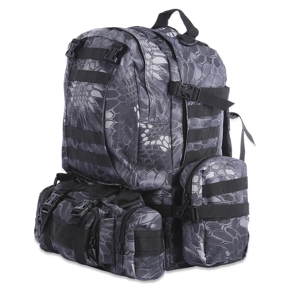 New Tactical Backpack 50L Multifunction Molle Camouflage