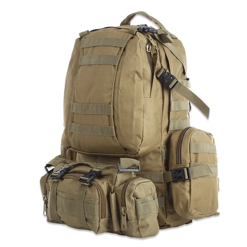 New Tactical Backpack 50L Multifunction Molle Camouflage