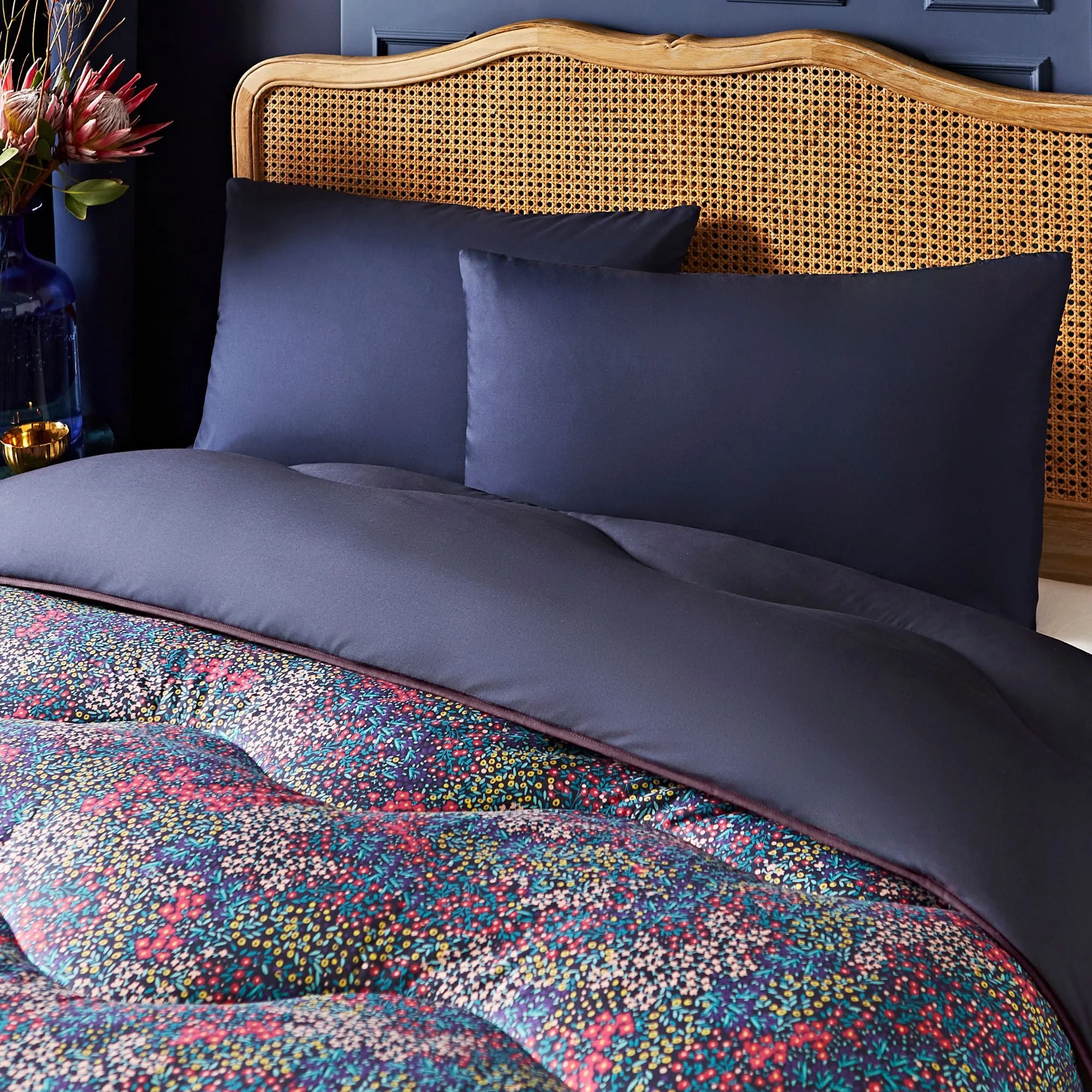 Night Lark® Midnight Bloom Coverless Duvet Set