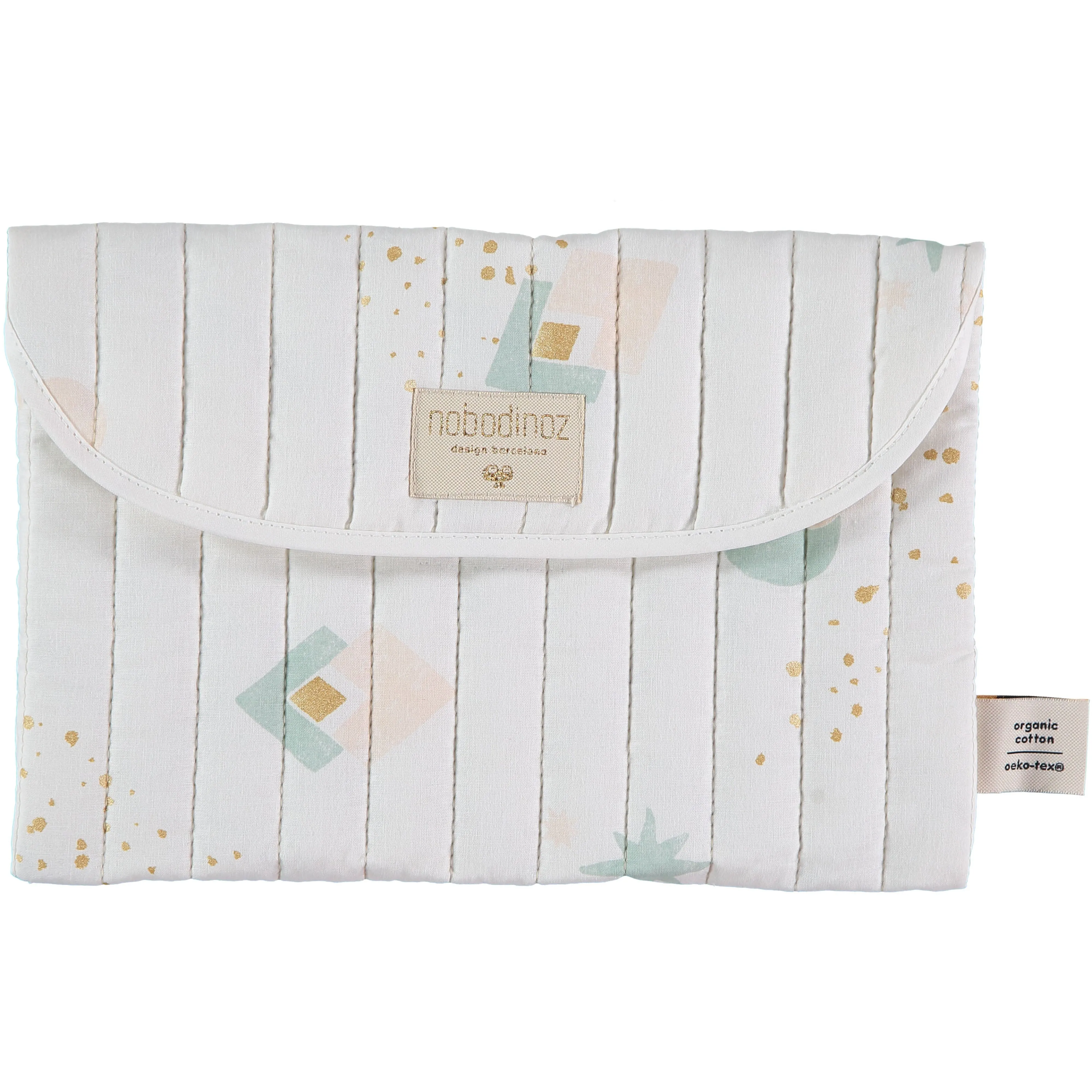 nobodinoz Bagatelle Pouch Aqua Eclipse/ White