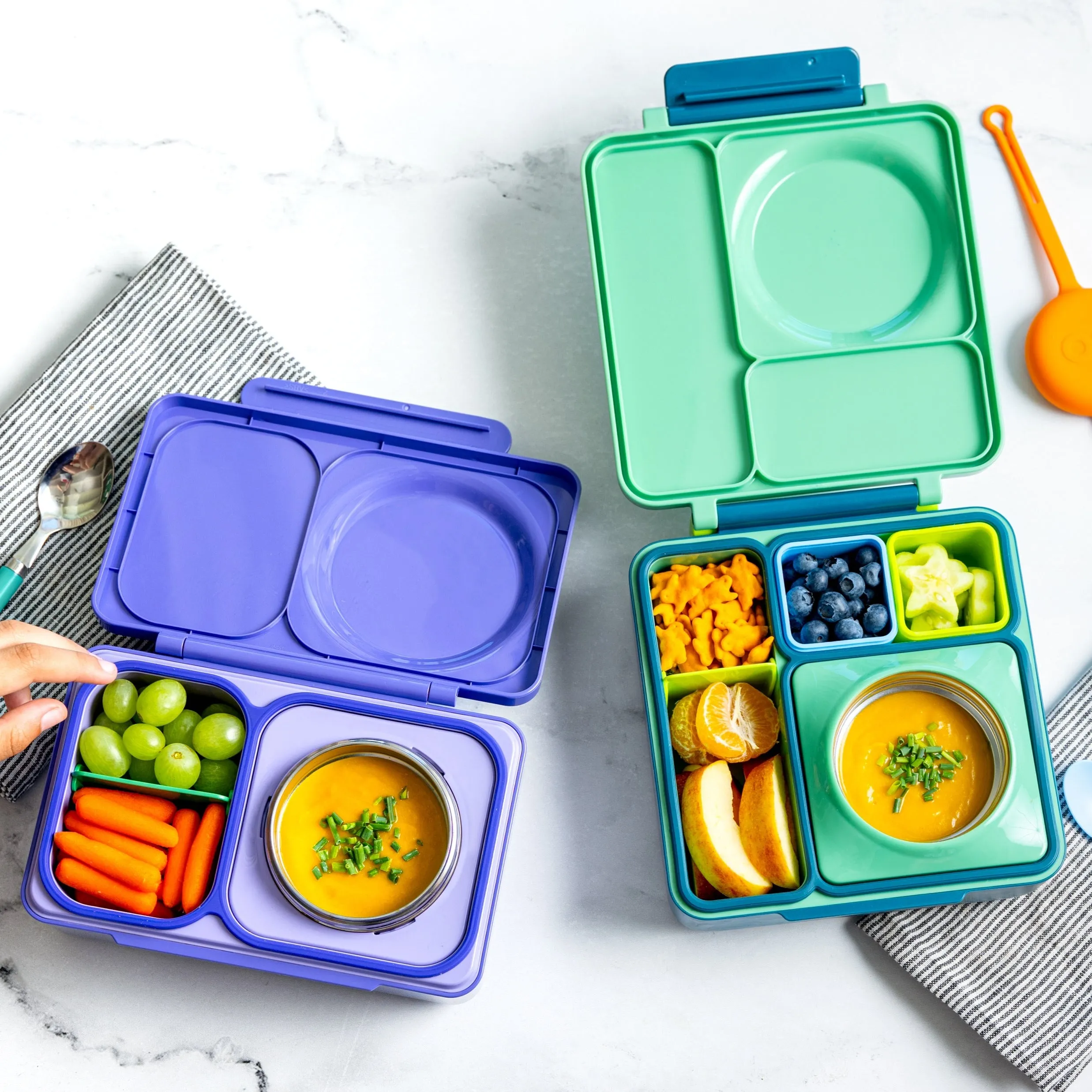 OmieBox UP Hot and Cold Bento Box - Graphite