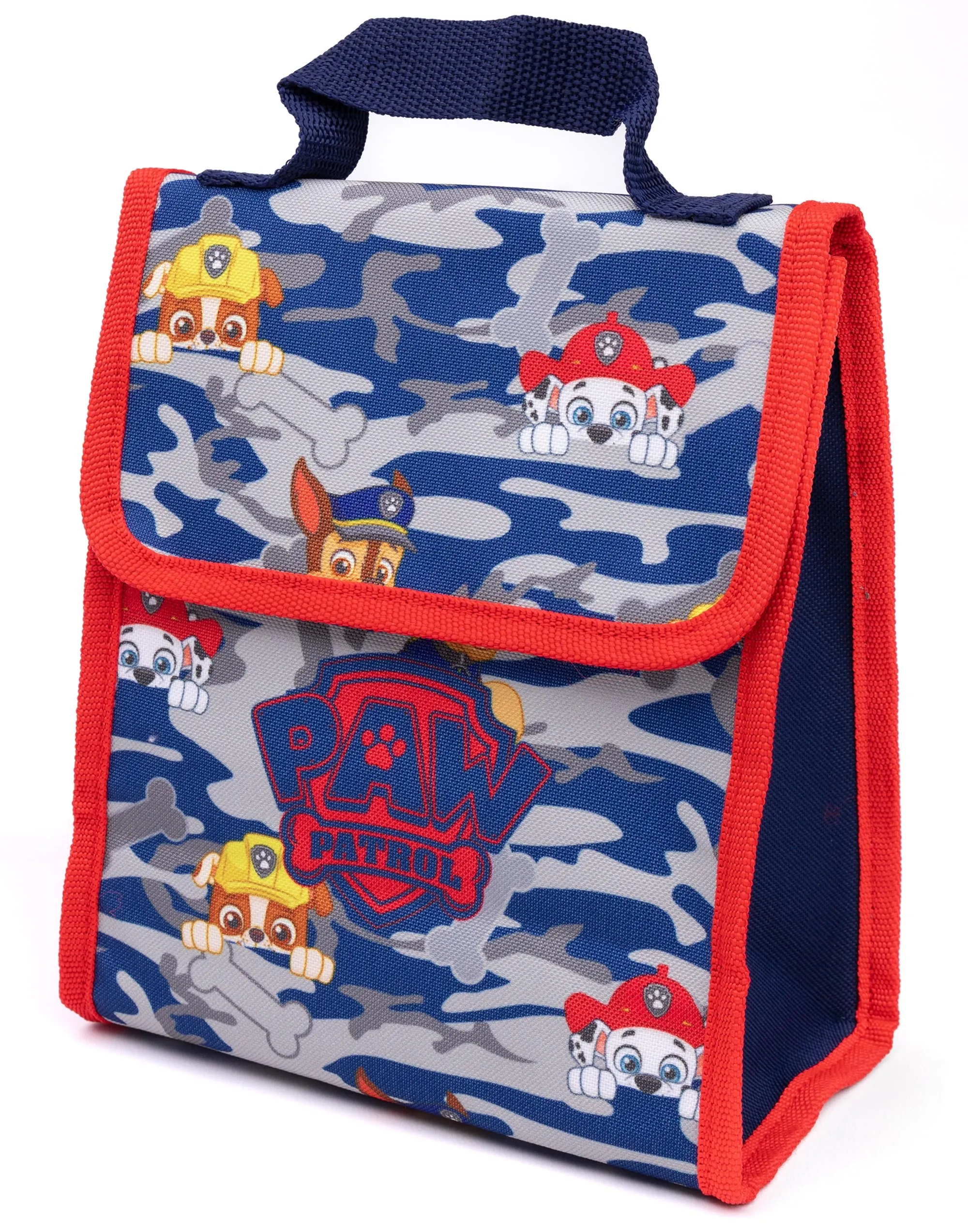 Paw Patrol Camo & Multi-Character Print Unisex Kids Green 4 Piece Backpack Set