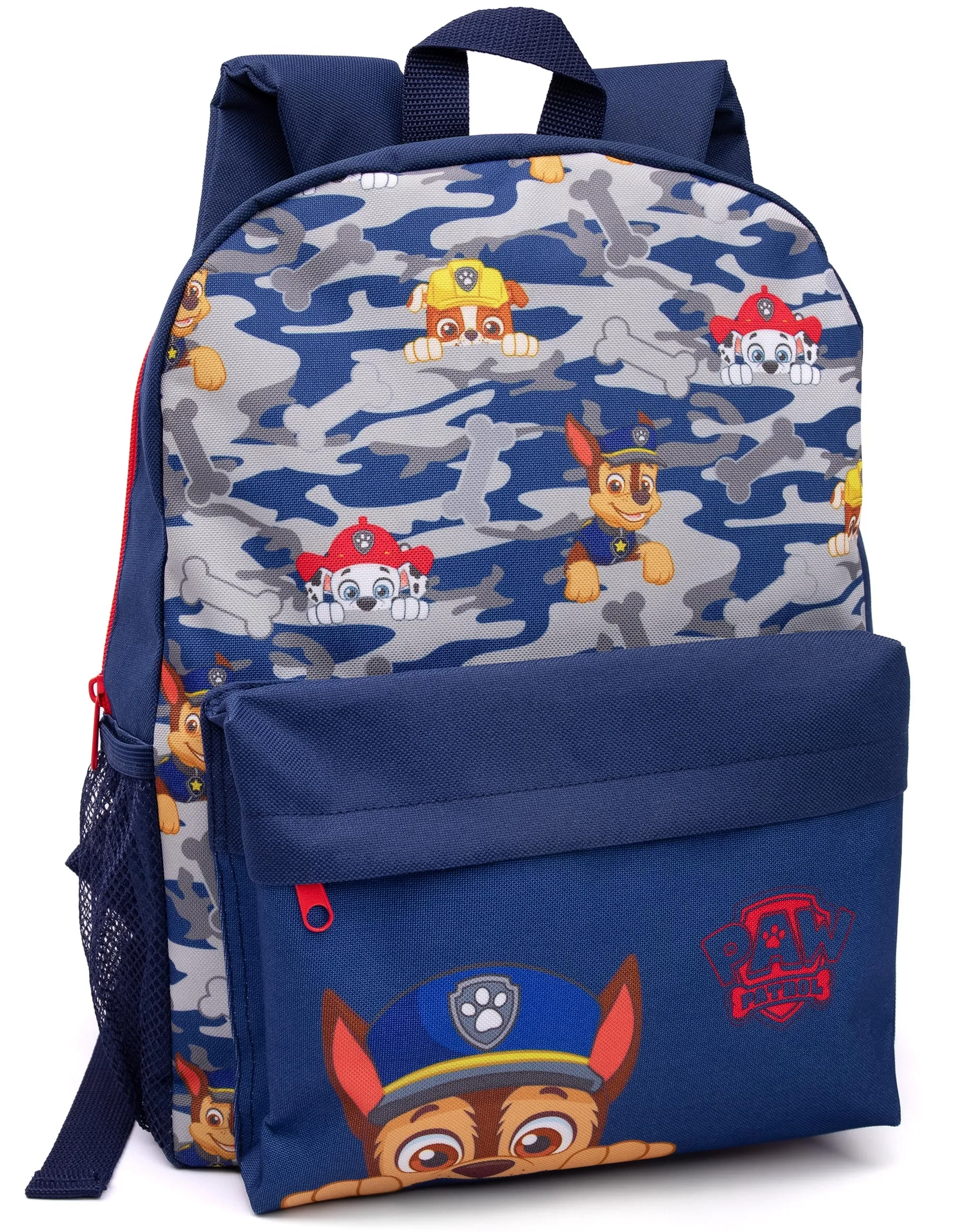 Paw Patrol Camo & Multi-Character Print Unisex Kids Green 4 Piece Backpack Set