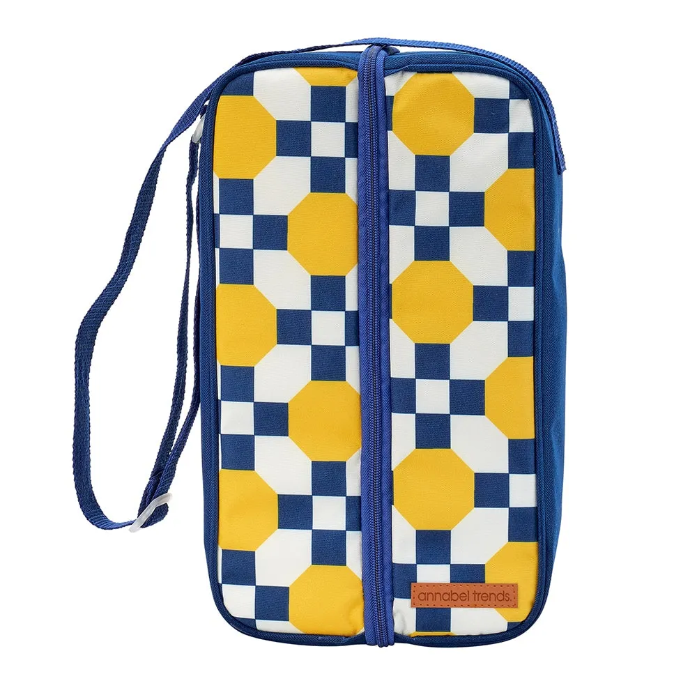 Picnic Bottle Bag - Retro Tile