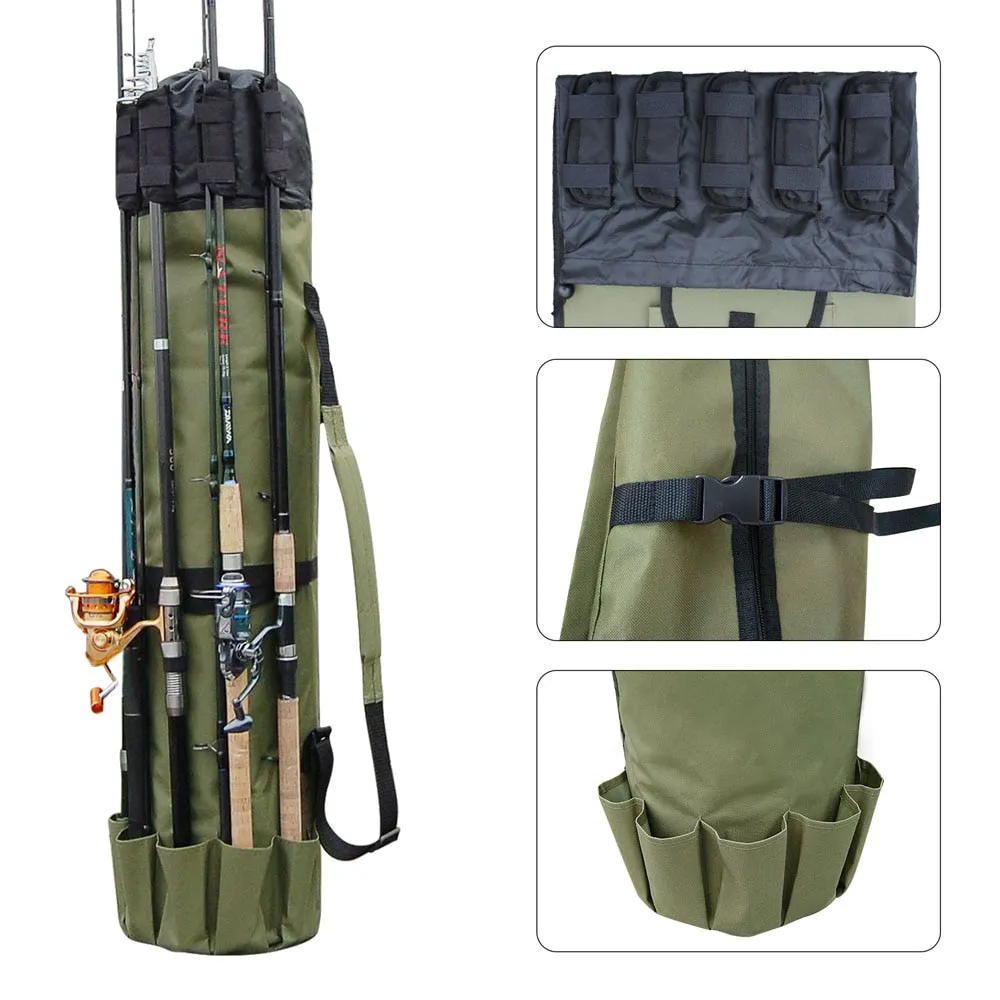 Portable Fishing Rod & Tackle Bag