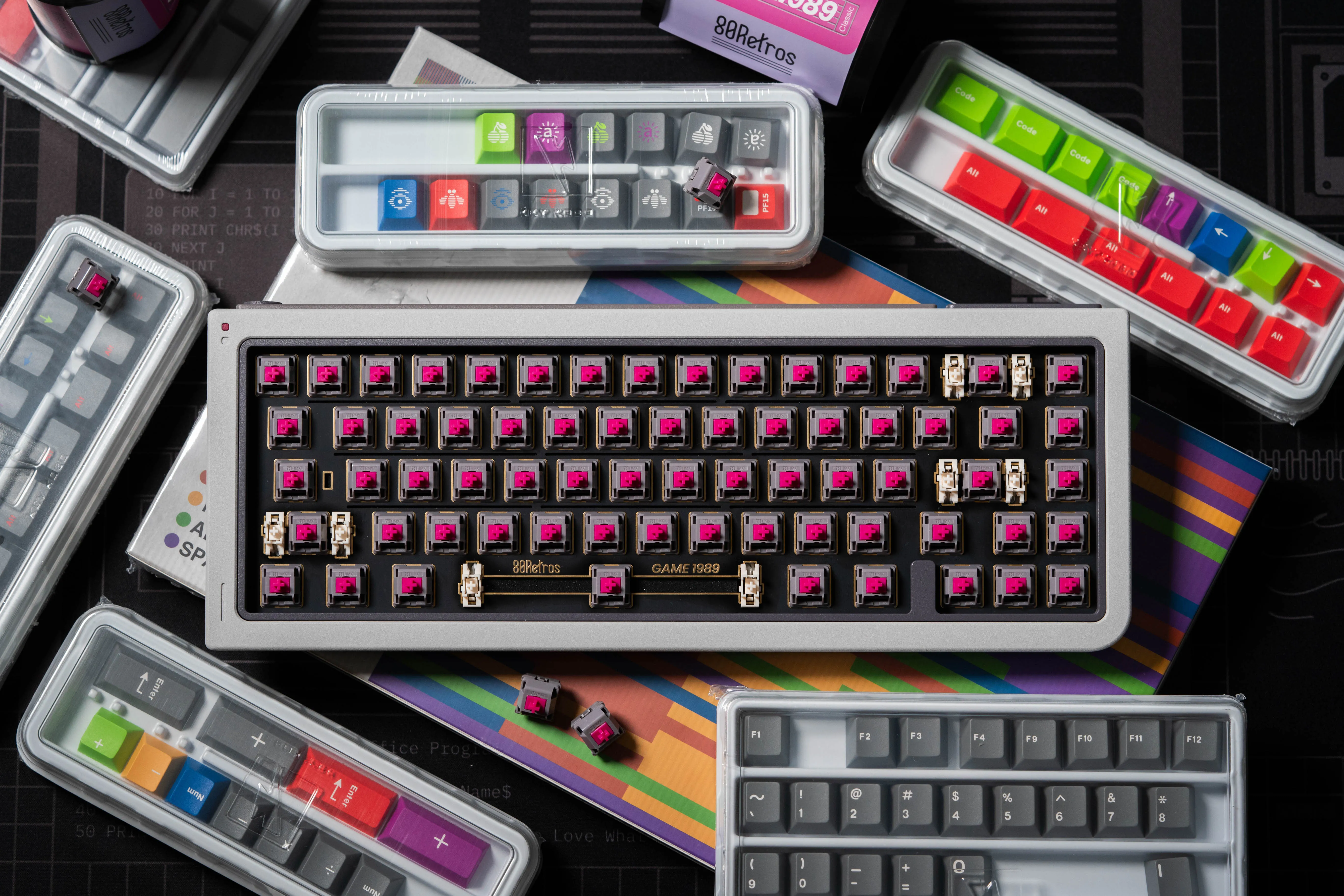 [Pre-Order] GB65 Keyboard by 80Retros X Click Inc - Pre-built Kit