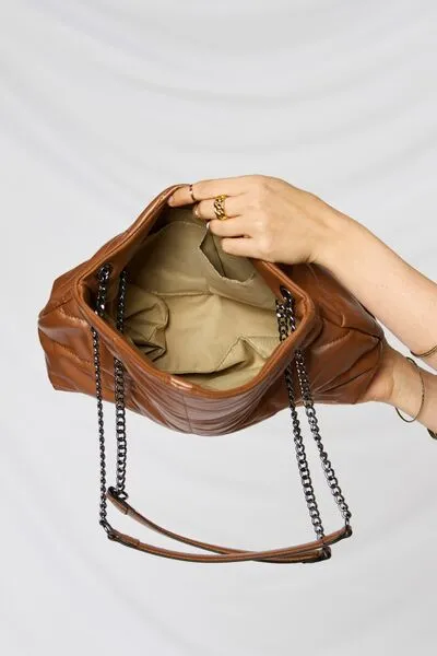 PU Leather Chain Handbag