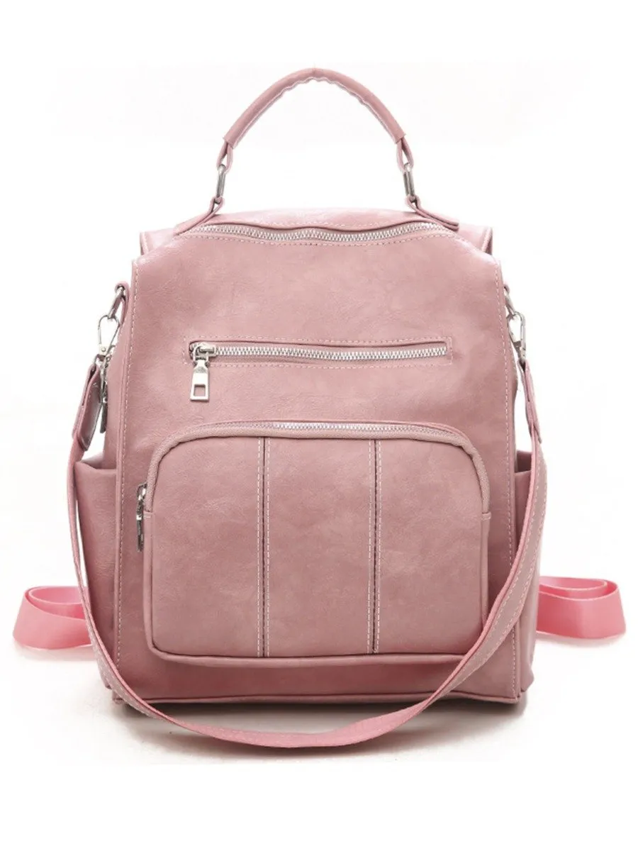 PU Leather Women's Backpack Bag Pillow bag Wholesale Women's Fashion Large Capacity