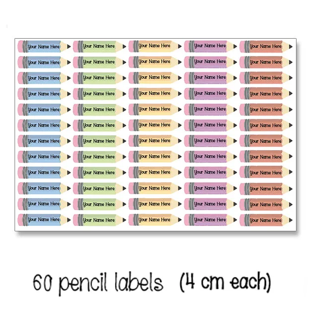 ""Chip & Dale" School labels Packs