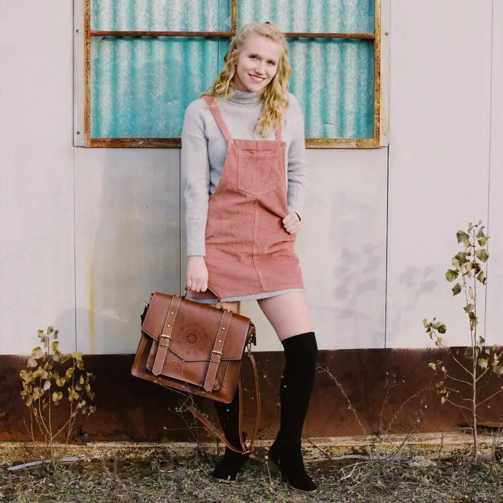 Retro Faux Leather Satchel Bags