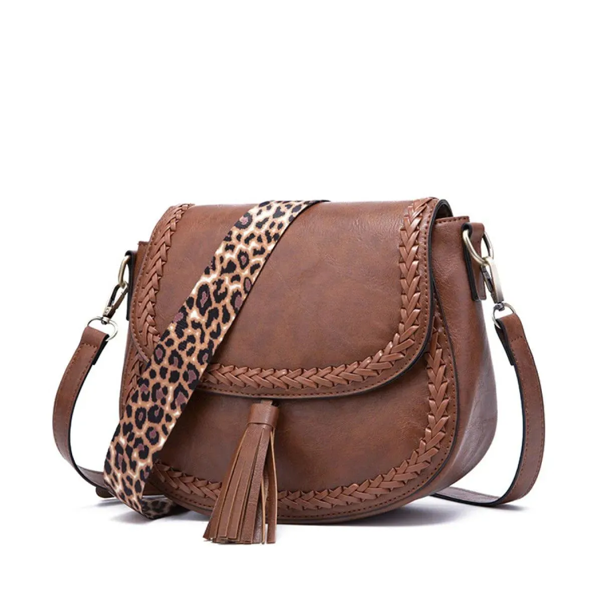 Retro Style Tassel Saddle Bag