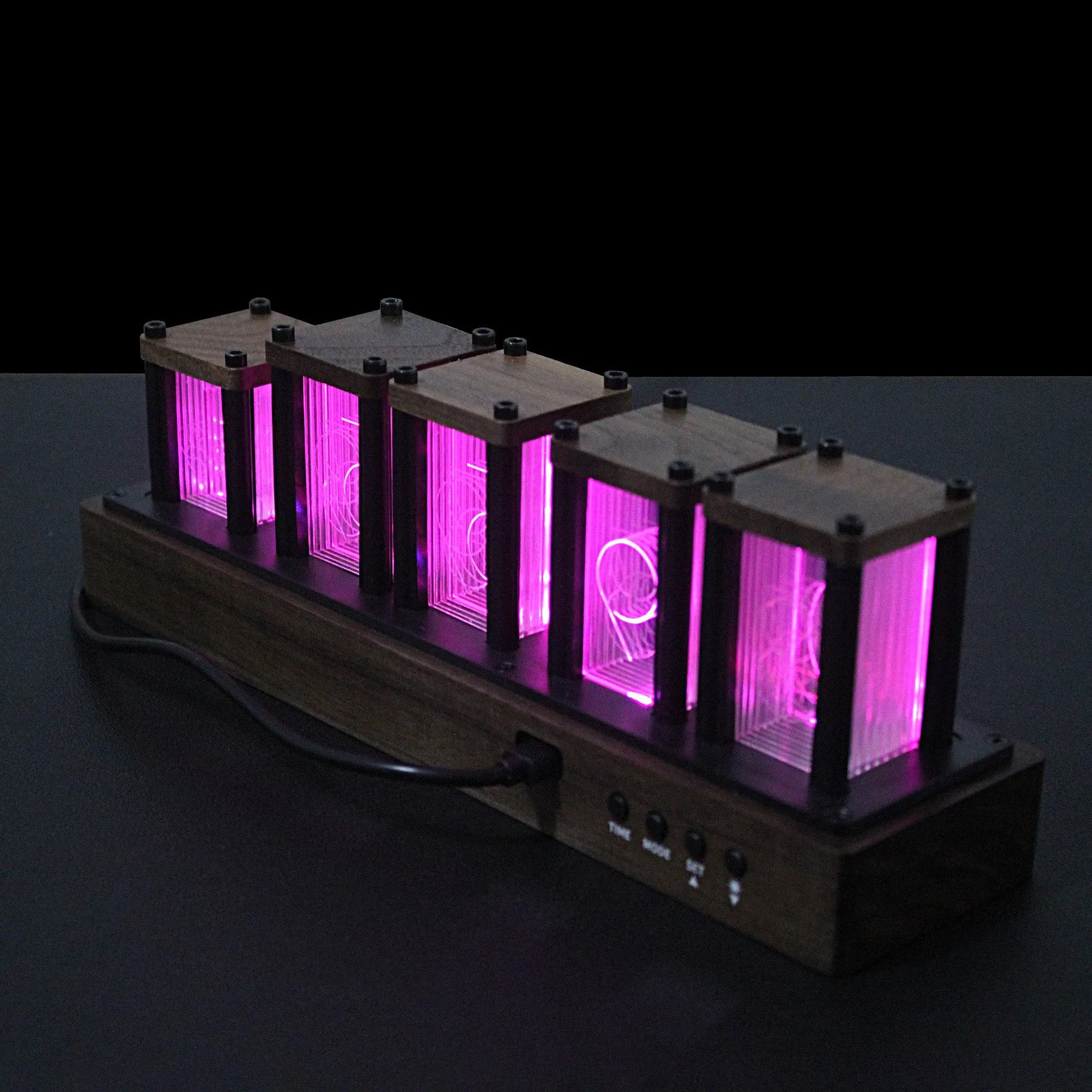 RGB Nixie Clock Table Decoration