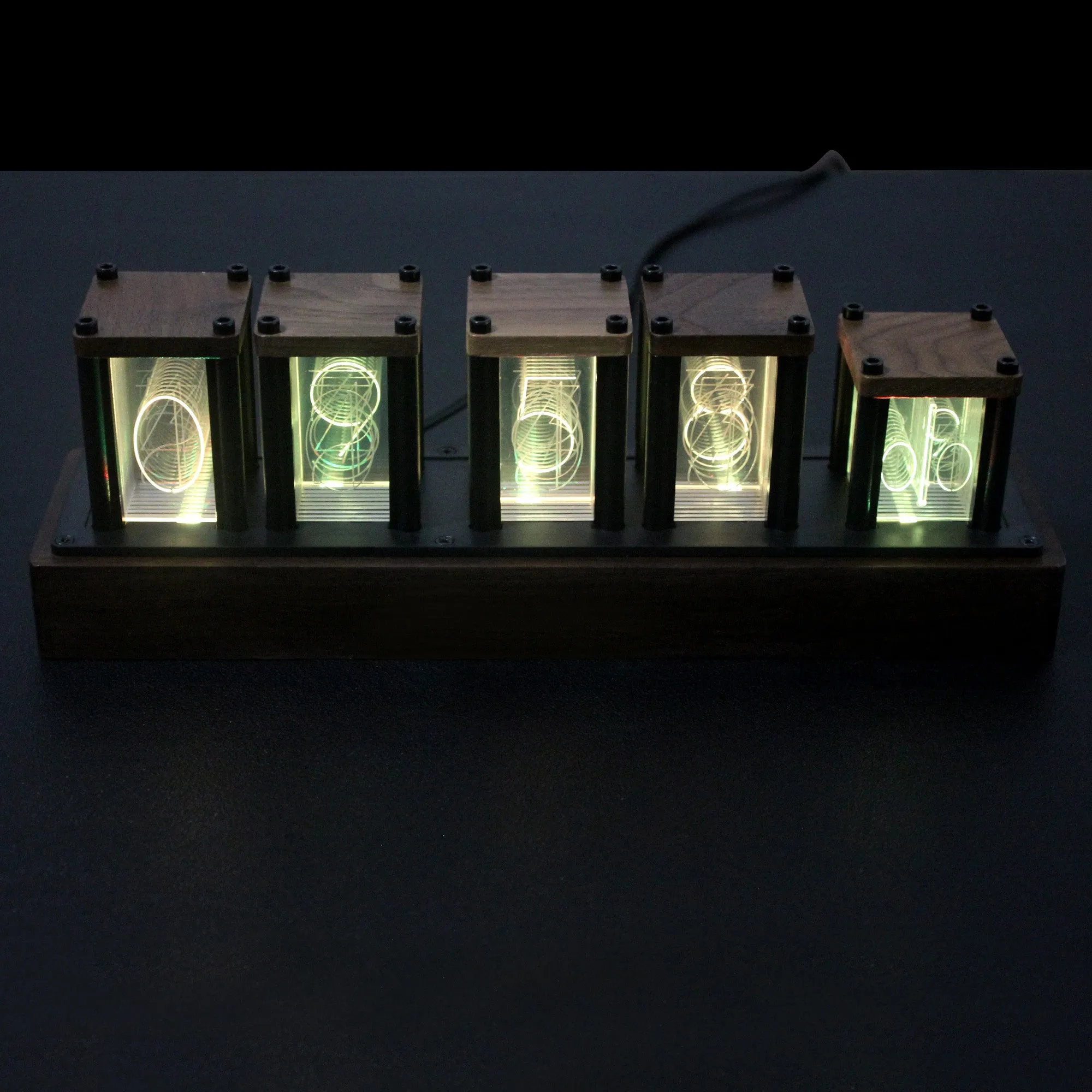 RGB Nixie Clock Table Decoration