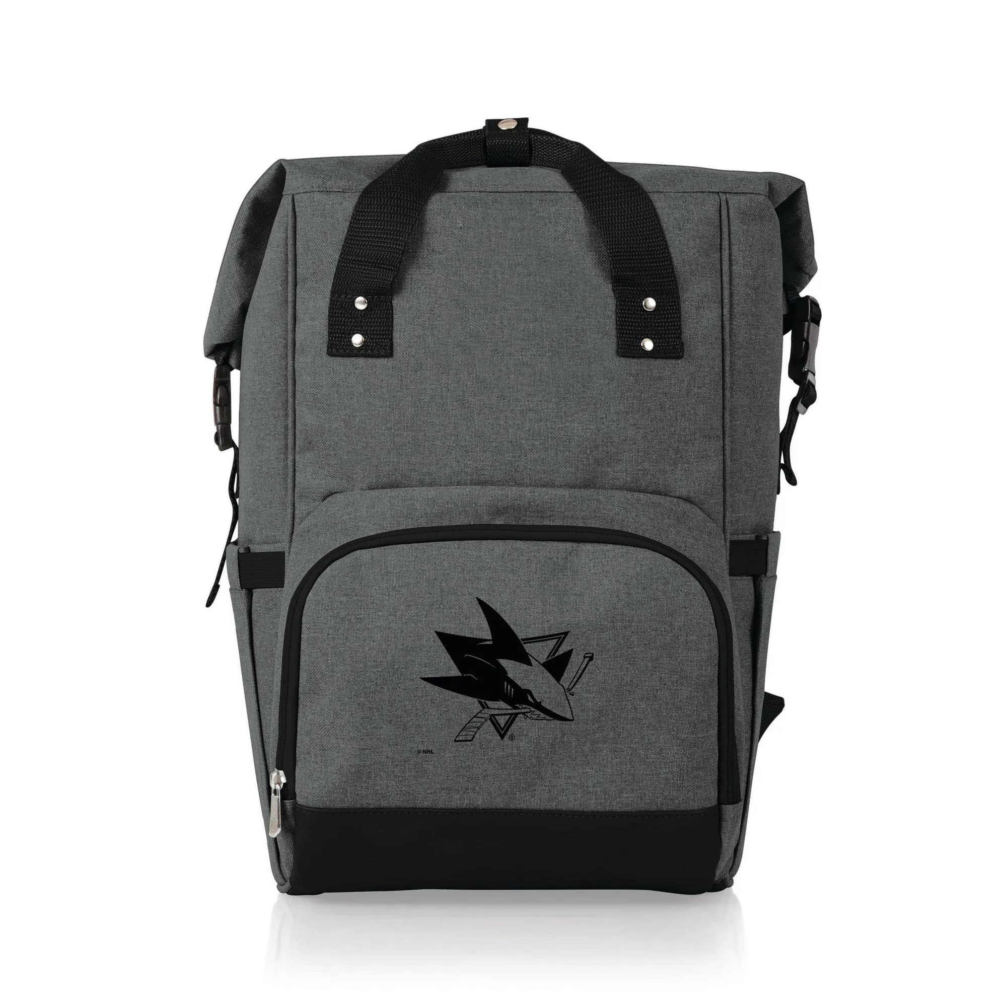 San Jose Sharks - On The Go Roll-Top Backpack Cooler