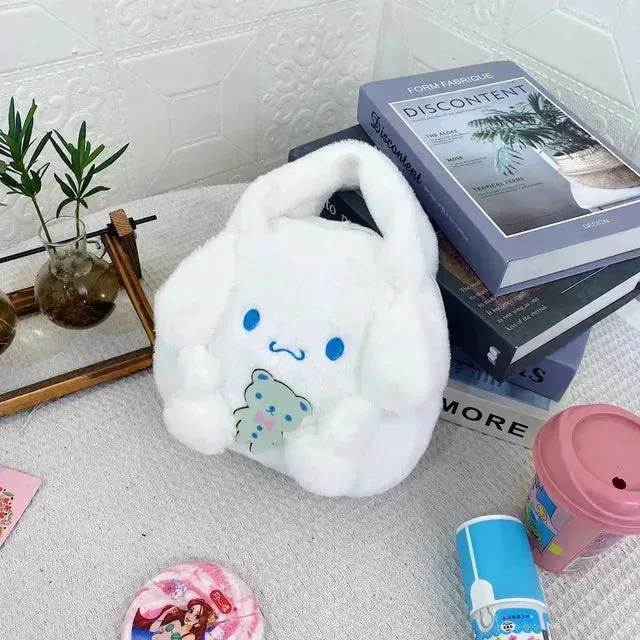 Sanrio Kuromi Cinnamoroll Plush Bag