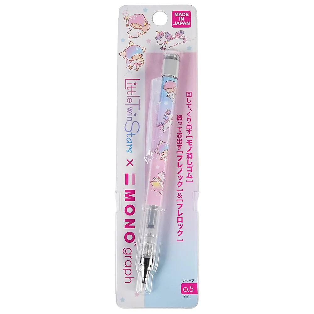 SANRIOxTOMBOW MONO 0.5MM Mechanical Pencil Part 2 - Cinnamoroll / MY MELODY / Little twin stars / Pom Pom Purin / 739413 739731  739511 739693