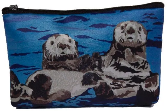 Sea Otter Cosmetic Bag- Best Friends