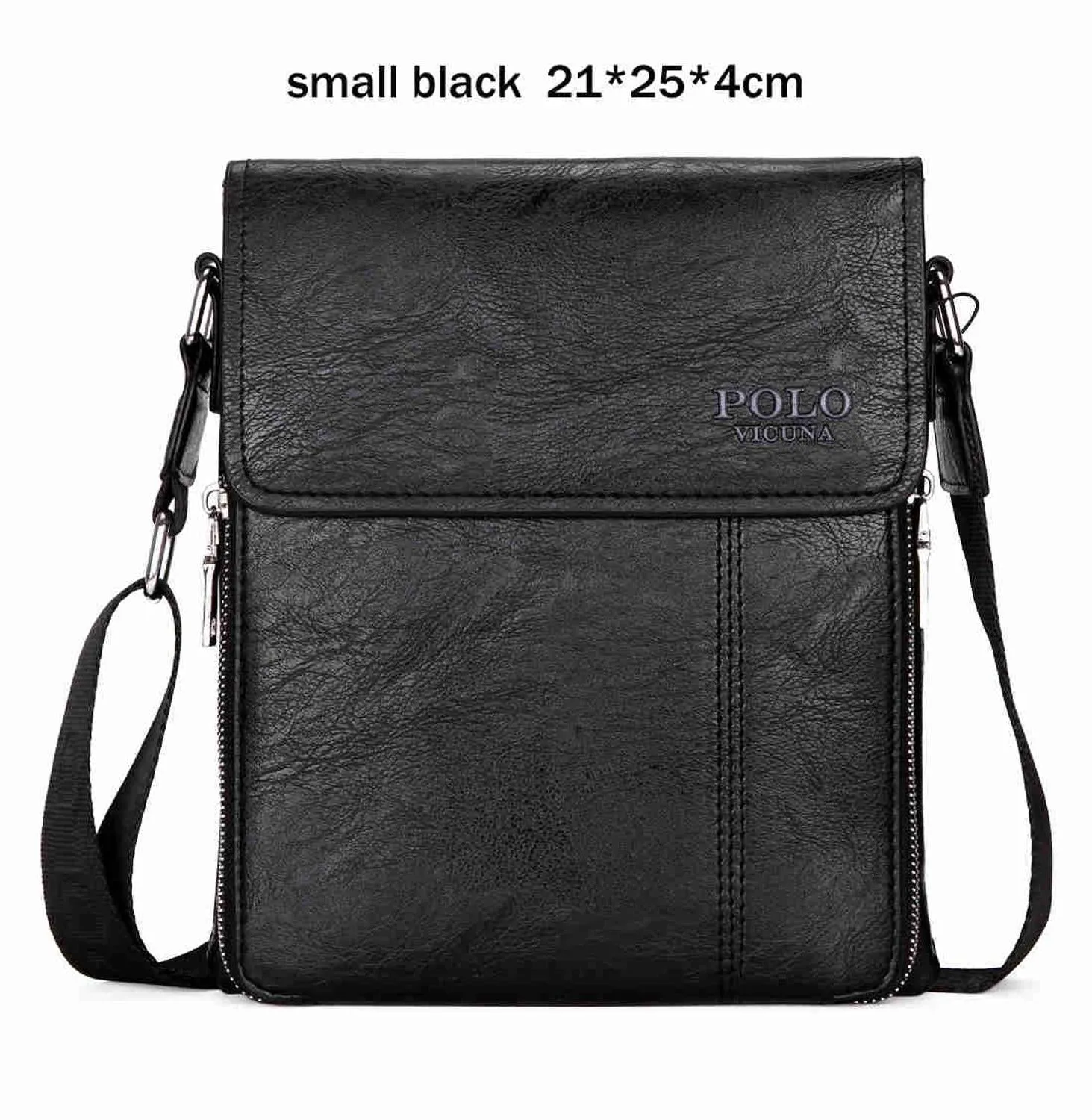 Simple Business PU Leather Shoulder Bag