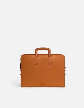 Slim Briefcase, Tobacco