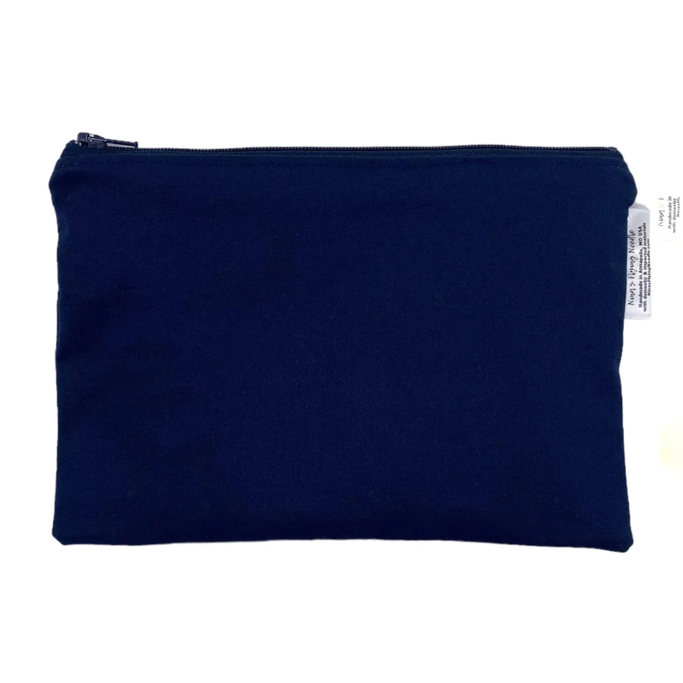 Snack Sized Reusable Zippered Bag Solid Navy