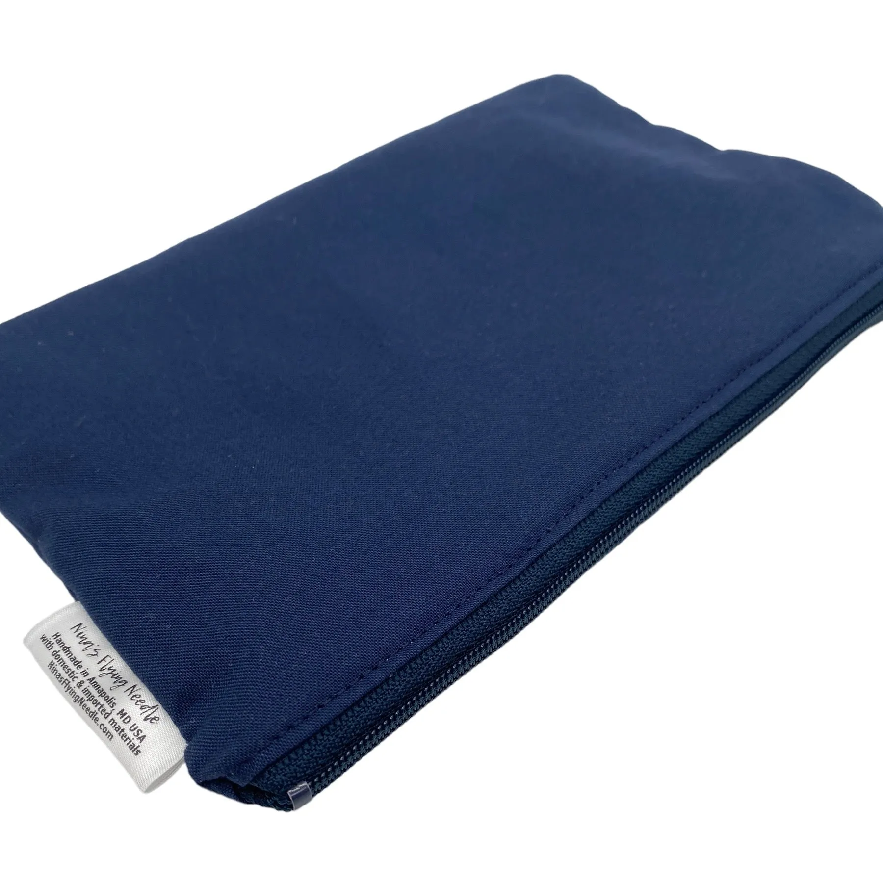 Snack Sized Reusable Zippered Bag Solid Navy