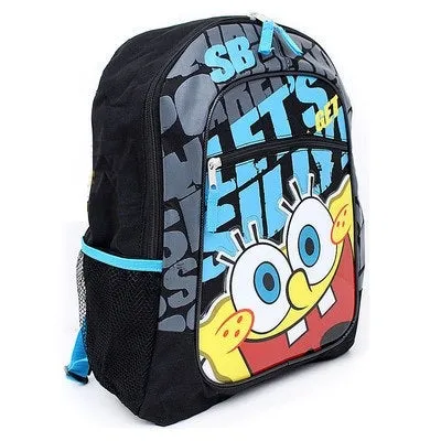 Spongebob Squarepants Backpack Large 16 inch Lets Get Silly