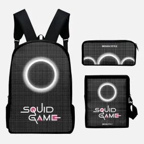 Squid Game Oxford Bags Set 3pcs