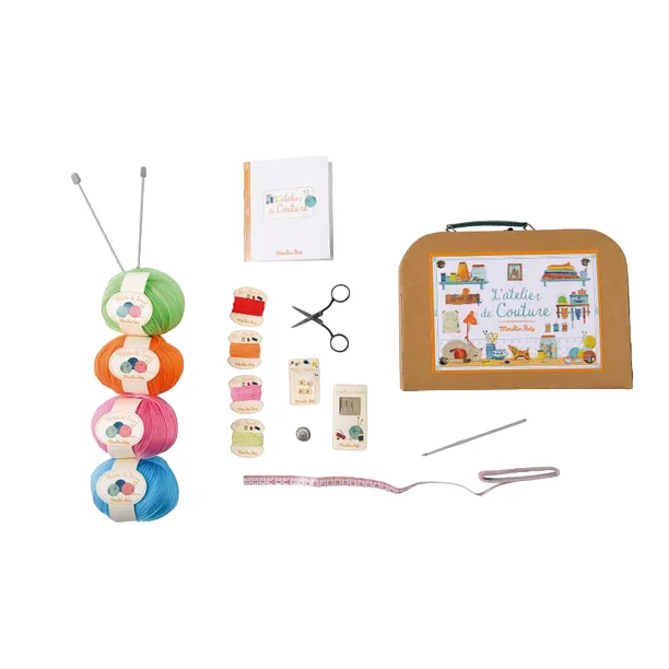 Suitcase Sewing & Knitting Set