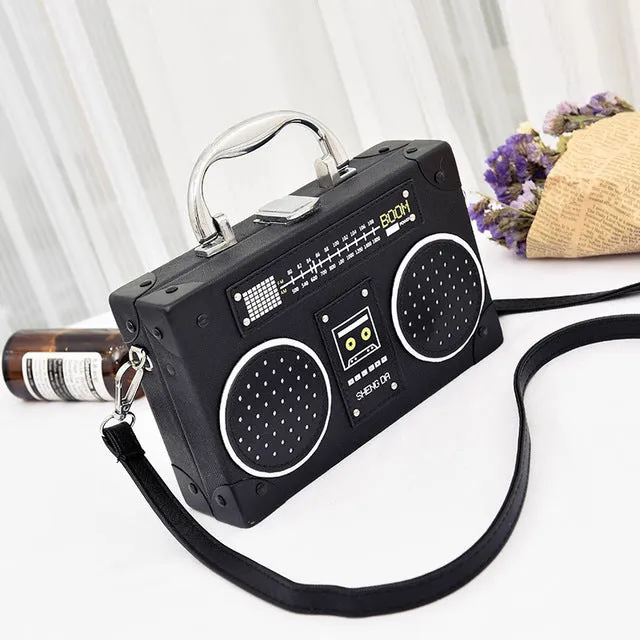 Summer Radio Tape Printed Mini Shoulder Bag