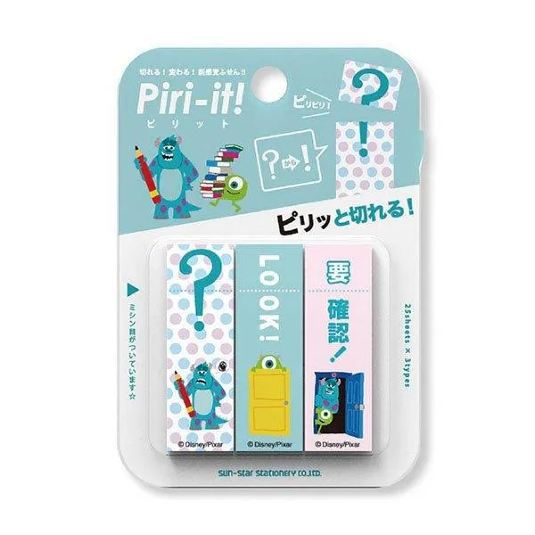 Sun-star S28143 Disney Series Notes MEMO 3 sticky notes sets Messages Japanese Stationery