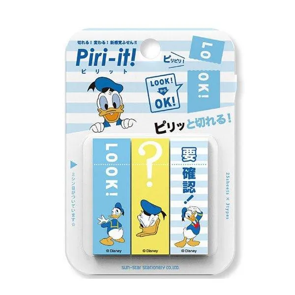 Sun-star S28143 Disney Series Notes MEMO 3 sticky notes sets Messages Japanese Stationery