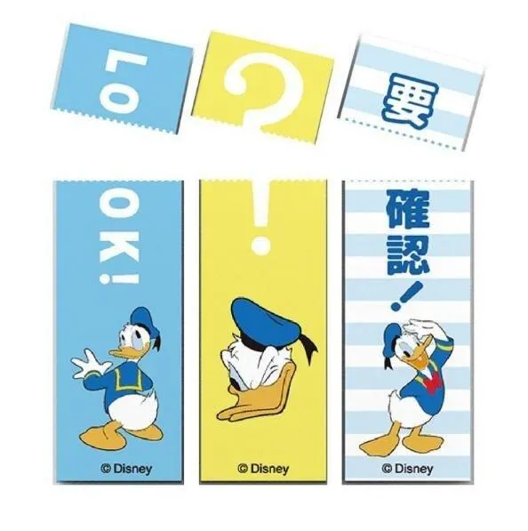 Sun-star S28143 Disney Series Notes MEMO 3 sticky notes sets Messages Japanese Stationery