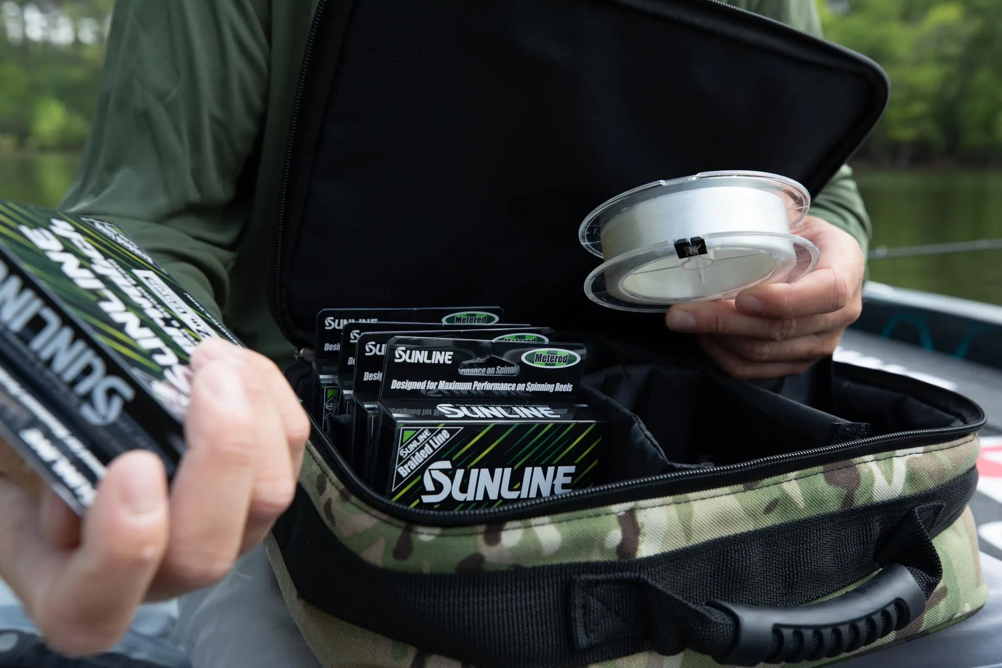 Sunline Camo Line Storage Bag