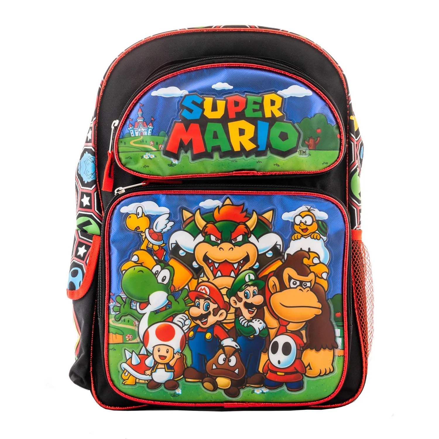 Super Mario Bros Backpack Large 16 inch