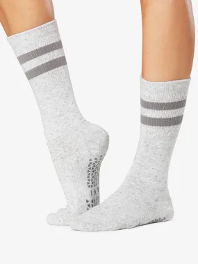 Tavi Noir Kai Grip Socks - Heather/Light Grey