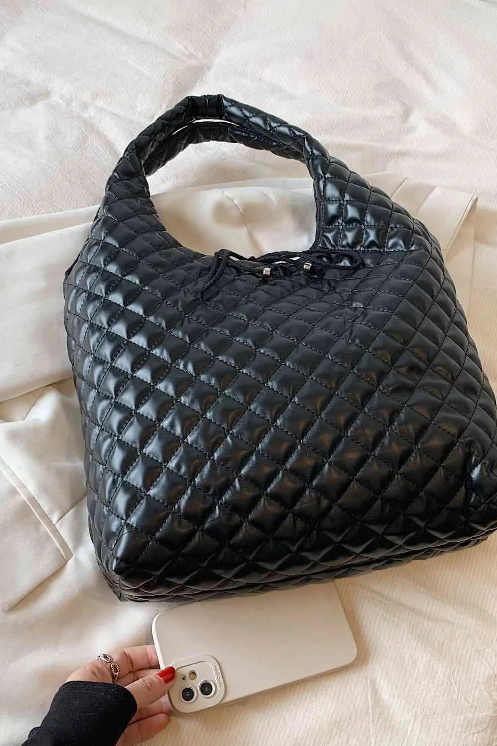 TEEK - Woven PU Leather Handbag