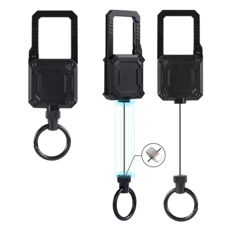 Telescopic Easy-to-pull Keychain Multifunctional Backpack Magnetic Lanyard(6892)