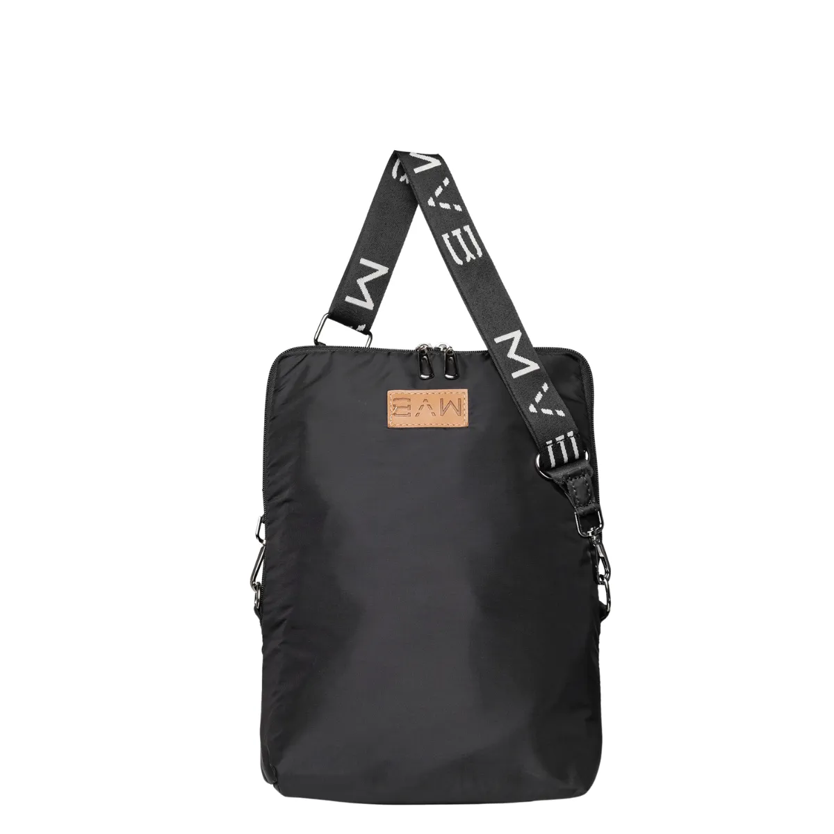 The Flip Vegan Recycled PET Shoulder Bag | Black