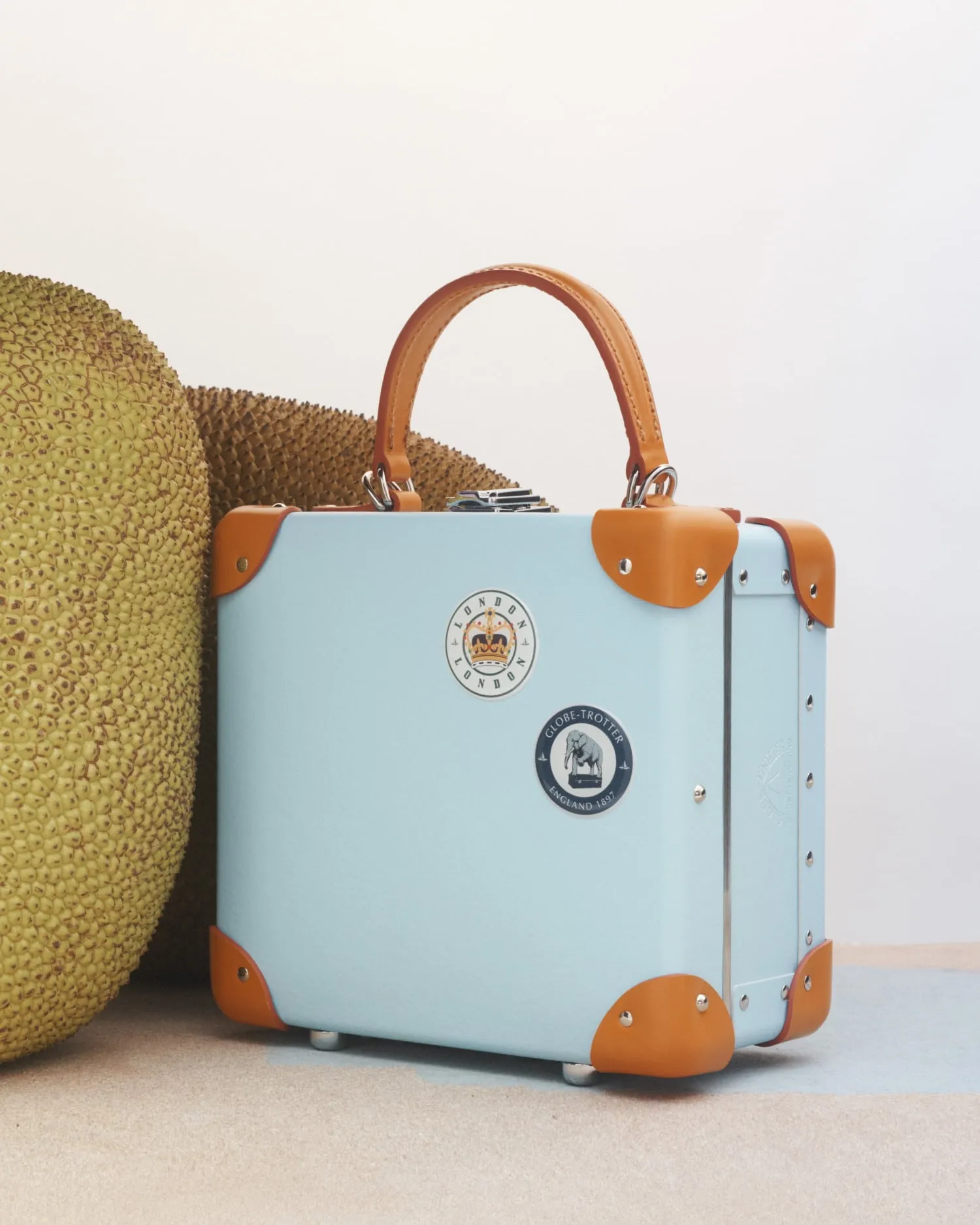 The London Square Collection · London Square | Pastel Blue/Pumpkin