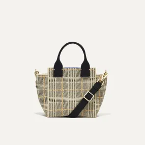 The Mini Handbag - Ivory Glen Plaid