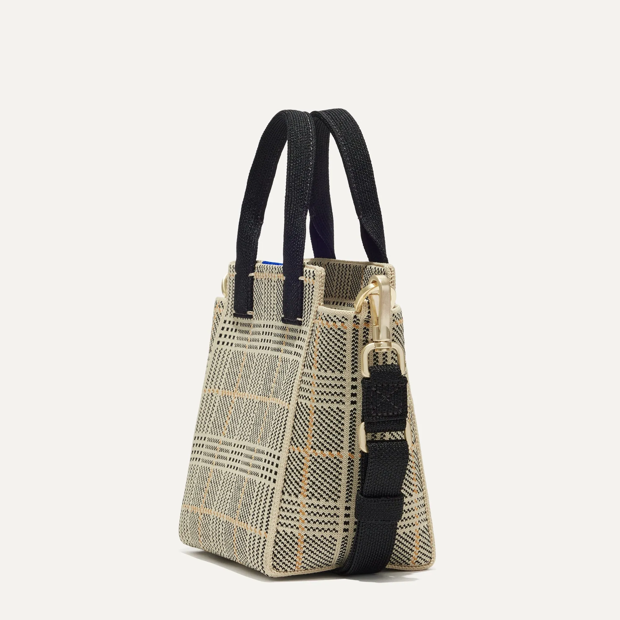 The Mini Handbag - Ivory Glen Plaid