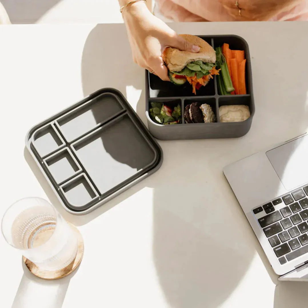 The Zero Waste People BIG Silicone Lunch Box - Charcoal