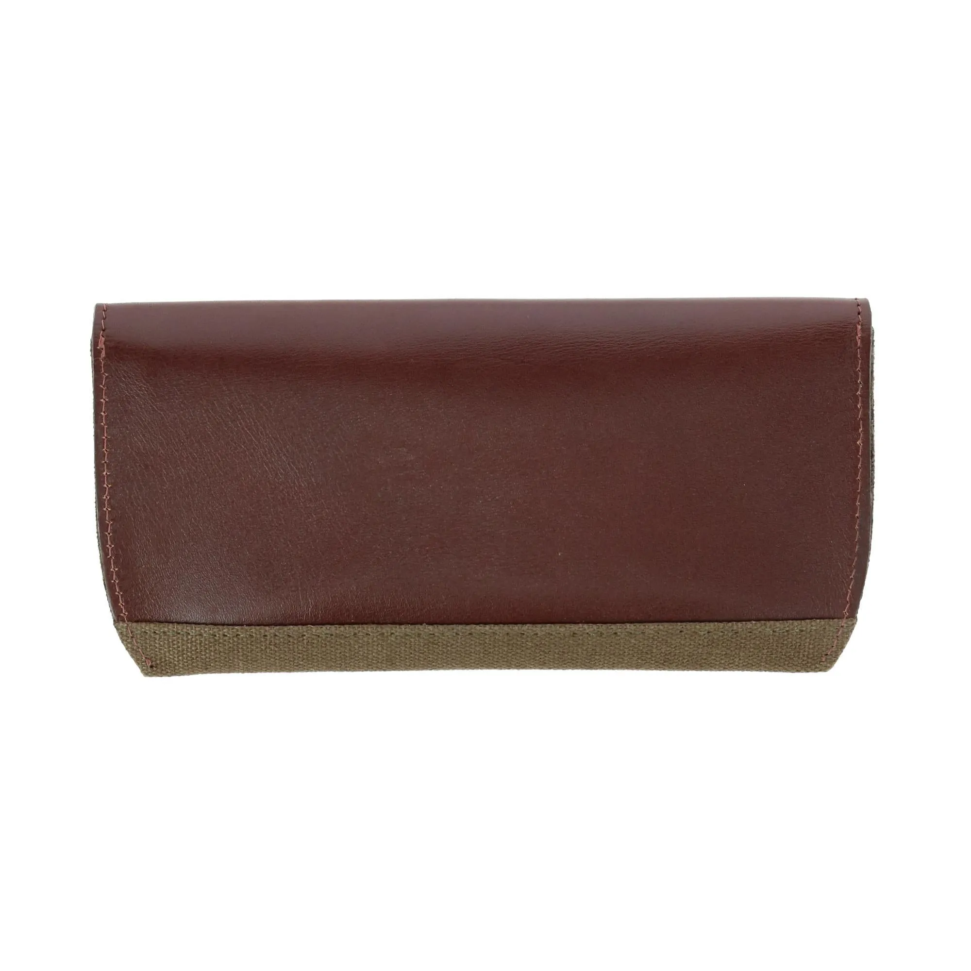 Trafalgar Charing Cross Leather and Canvas Glasses Case