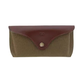 Trafalgar Charing Cross Leather and Canvas Glasses Case