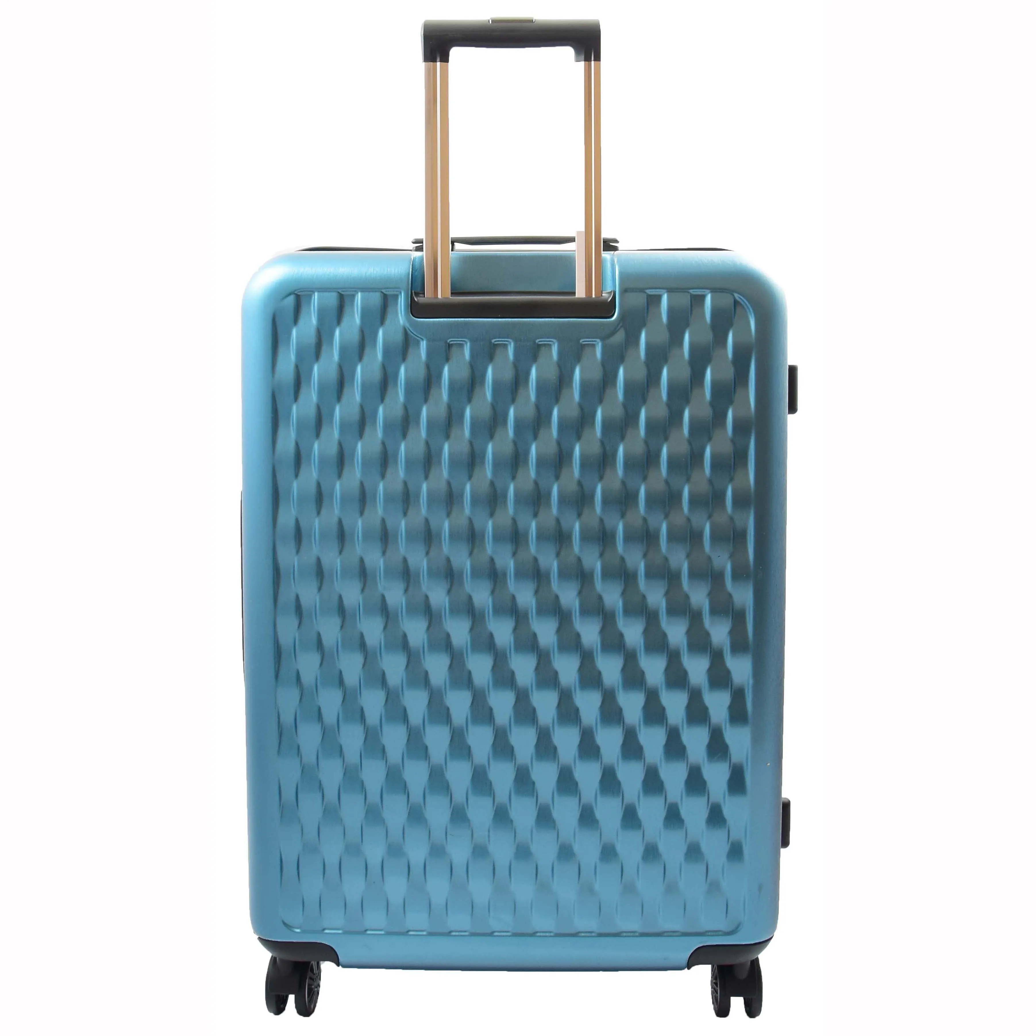 Travel Luggage 8 Wheel 360 Spinner Macau Blue